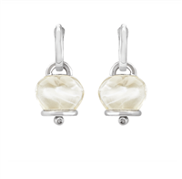 Mono orecchino Chantecler Donna Et Voilà Campanelle in Argento Diamante 43007